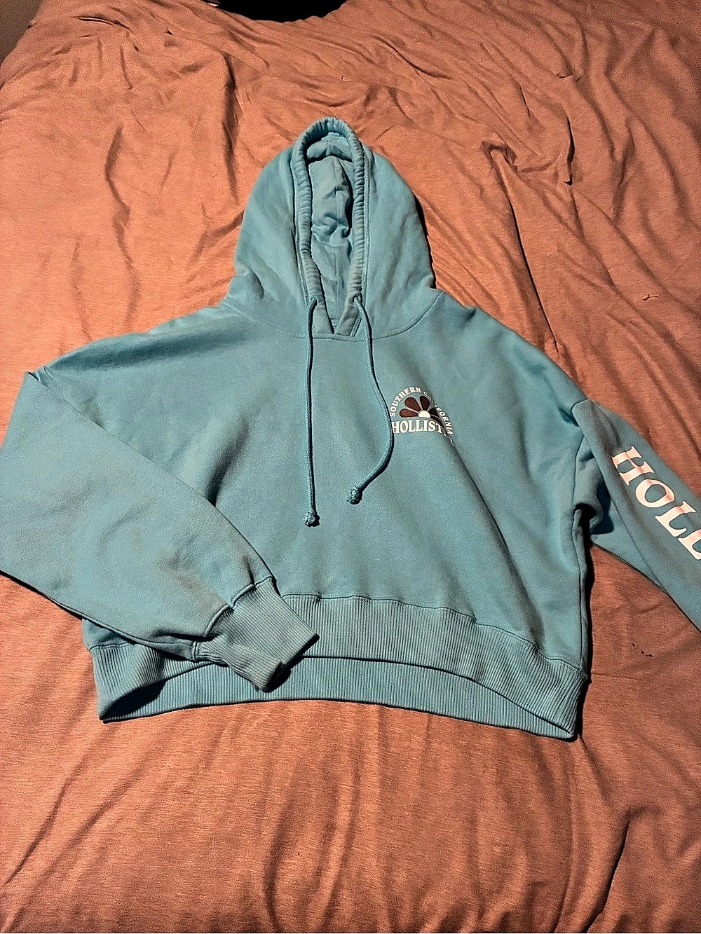Hollister Blue Pullover Hoodie Size XS